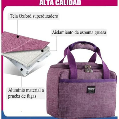 LONCHERA TERMICA UNISEX PARA ALMUERZO -V