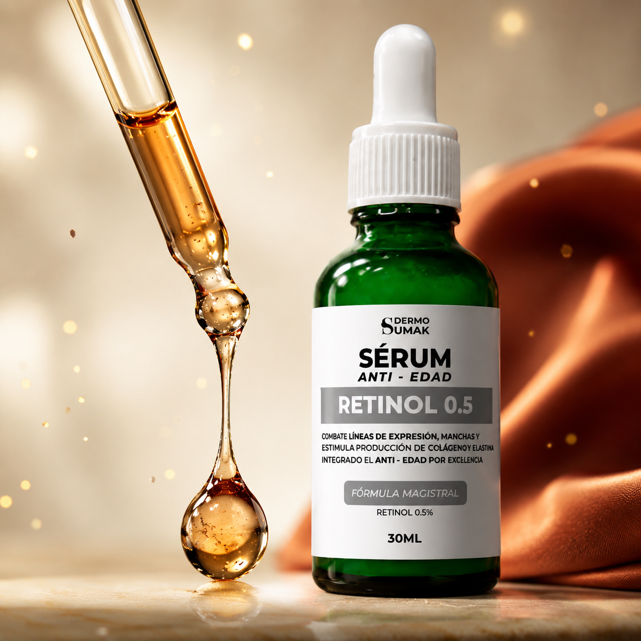 Sérum Reparador Retinol 0.5% 30 ml DERMO