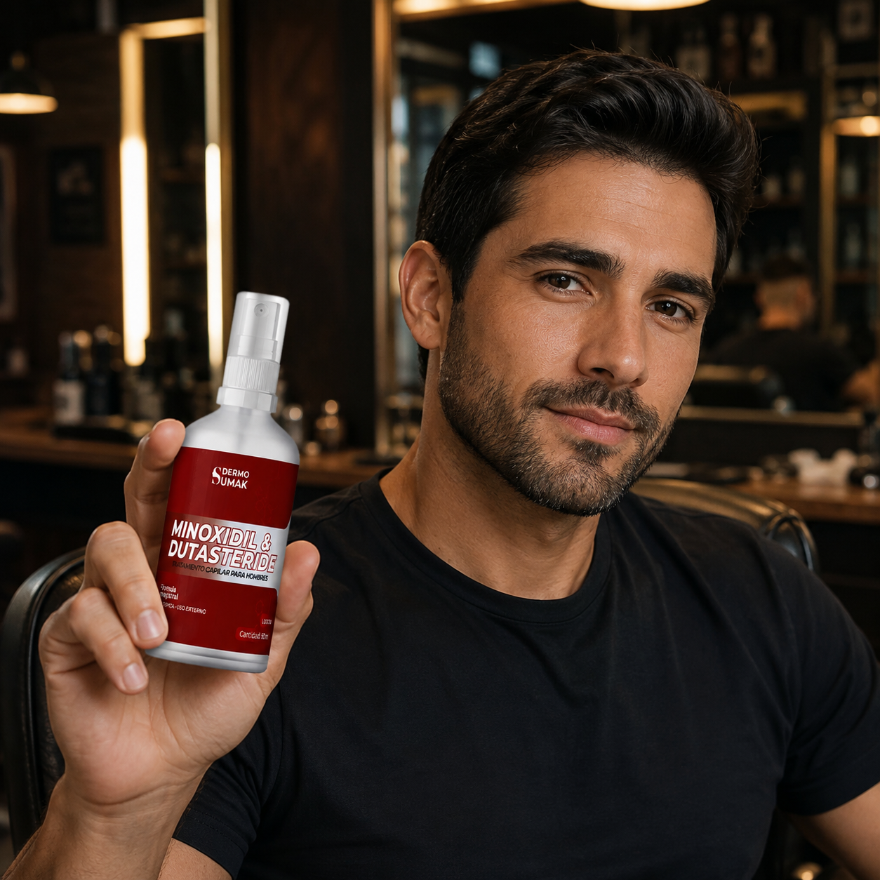 Loción Capilar Anticaída Resultados reales con Minoxidil + Dutasteride "